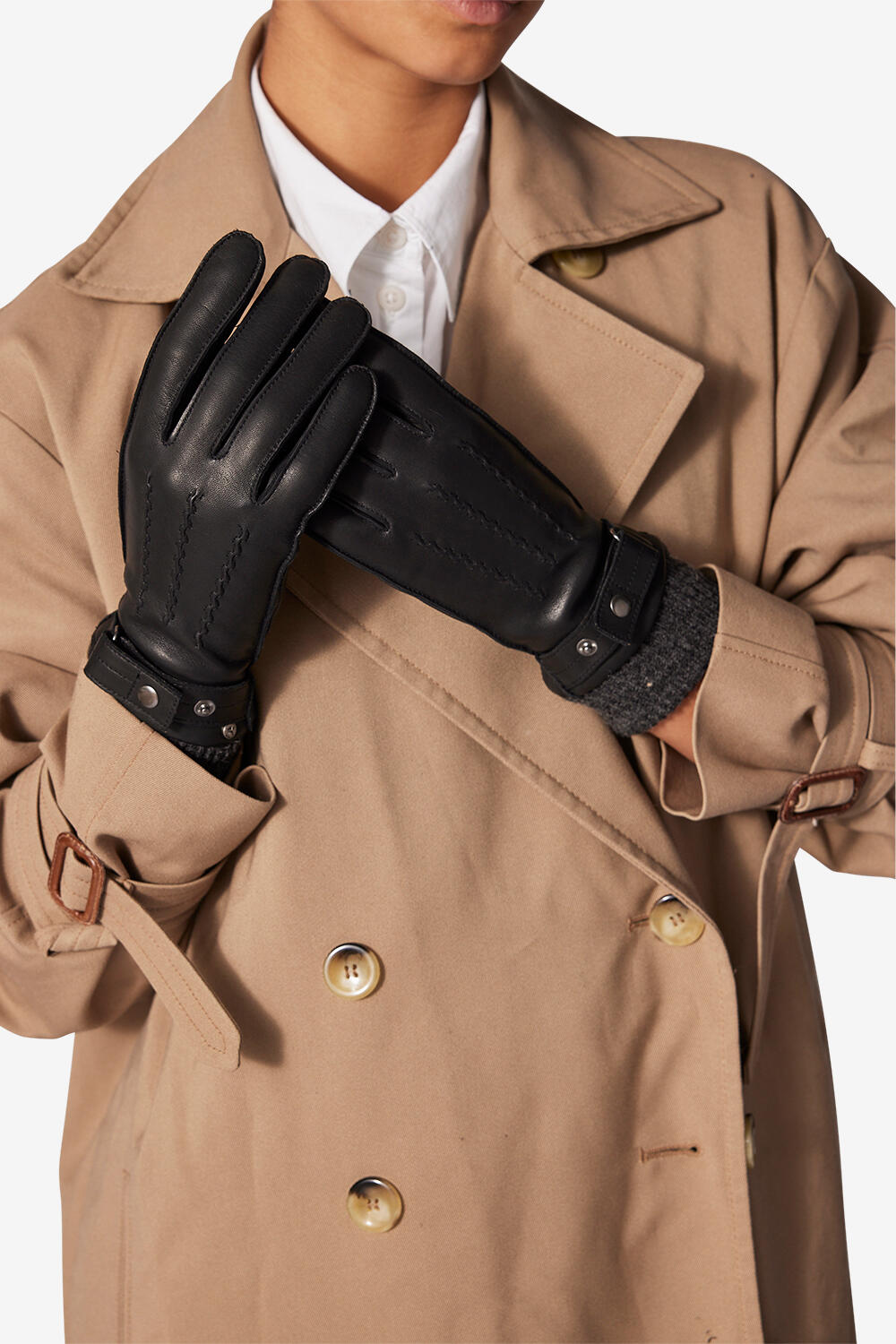 Carla handsker - sort